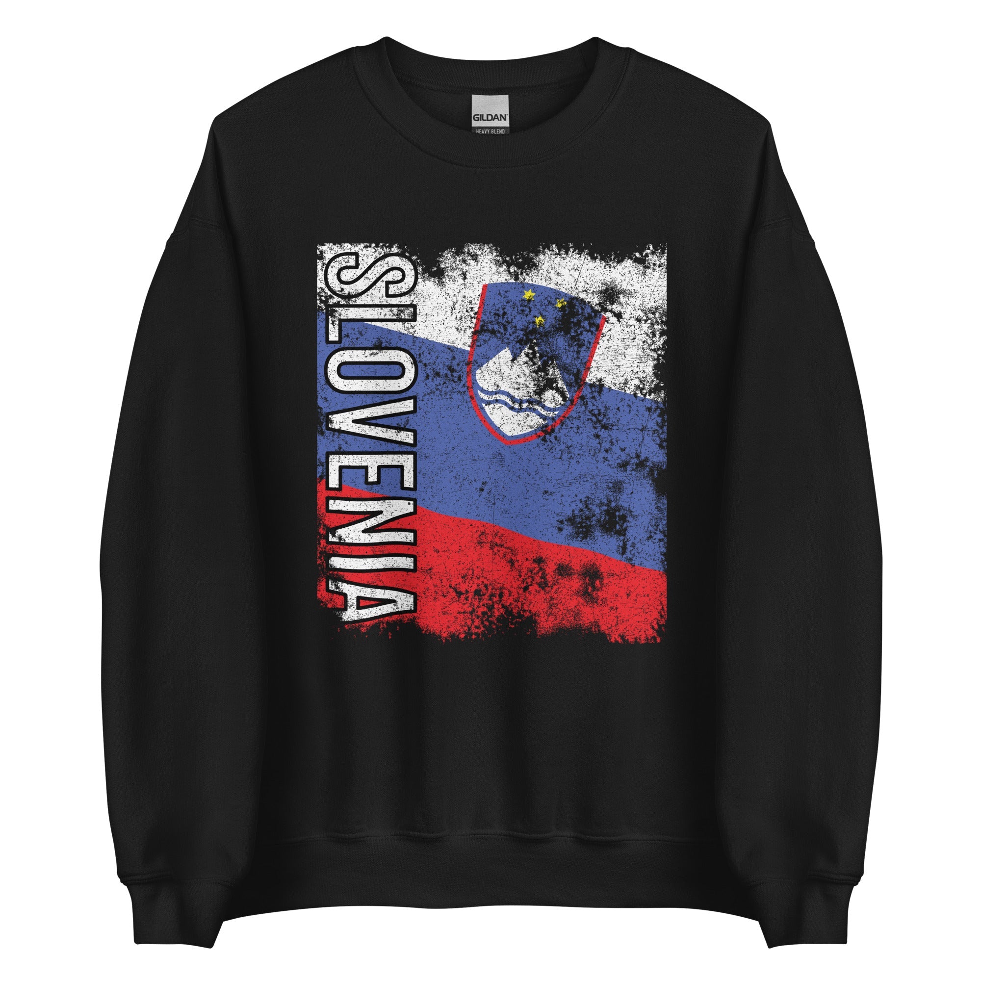 Slovenia Flag - Distressed Flag Sweatshirt