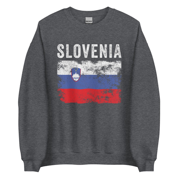 Slovenia Flag Distressed Slovenian Flag Sweatshirt
