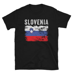 Slovenia Flag Distressed Slovenian Flag T-Shirt