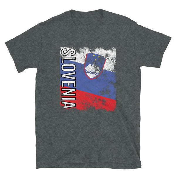 Slovenia Flag Distressed T-Shirt