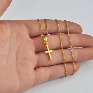 Small Cross Necklace