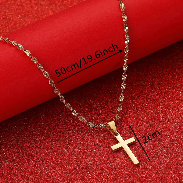 Small Cross Necklace