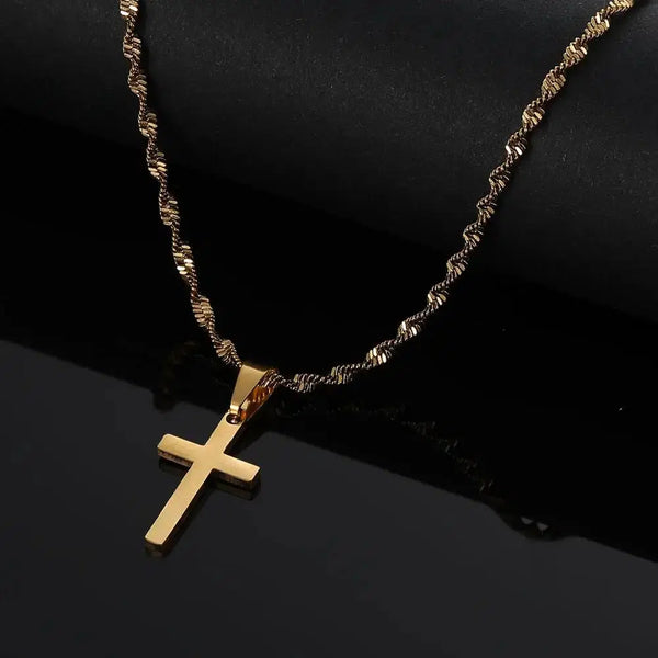 Small Cross Necklace