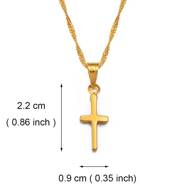 Small Cross Necklace