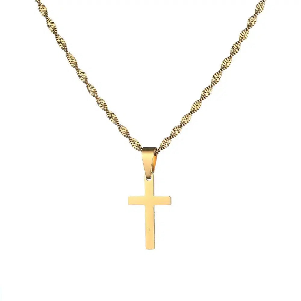 Small Cross Necklace