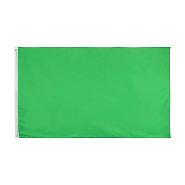 Solid Green Flag - 90x150cm(3x5ft) - Solid Color Flag Collection