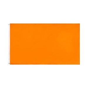 Solid Orange Flag - 90x150cm(3x5ft) - Solid Color Flag Collection