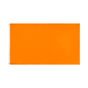 Solid Orange Flag - 90x150cm(3x5ft) - Solid Color Flag Collection