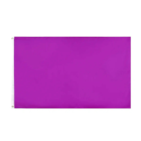 Solid Purple Flag - 90x150cm(3x5ft) - Solid Color Flag Collection