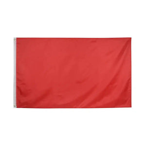 Solid Red Flag - 90x150cm(3x5ft) - Solid Color Flag Collection