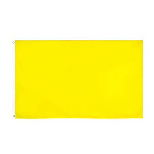 Solid Yellow Flag - 90x150cm(3x5ft) - Solid Color Flag Collection