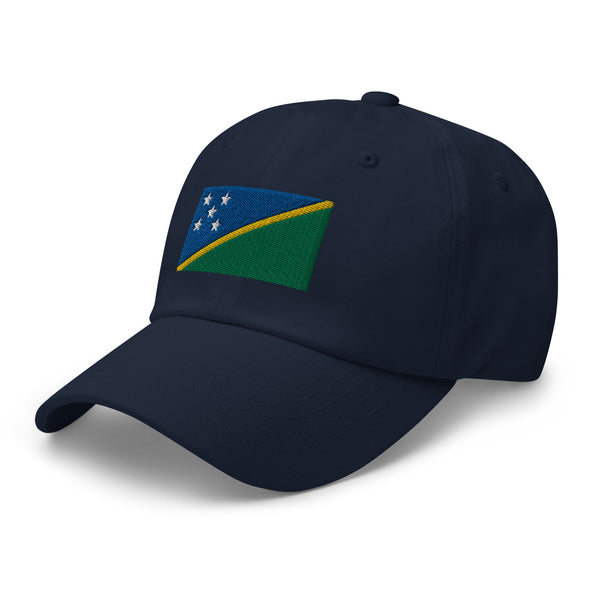 Solomon Islands Flag Cap - Adjustable Embroidered Dad Hat