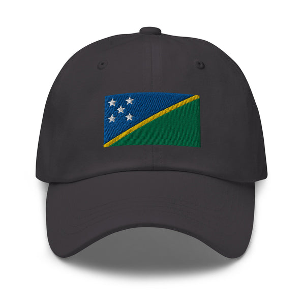 Solomon Islands Flag Cap - Adjustable Embroidered Dad Hat