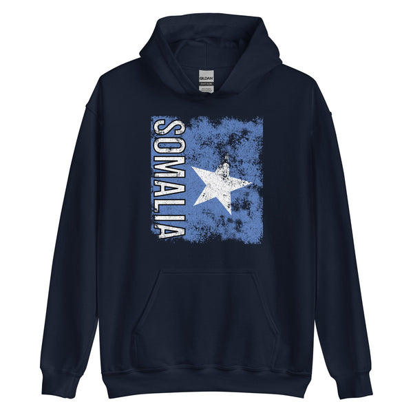 Somalia Flag - Distressed Flag Hoodie