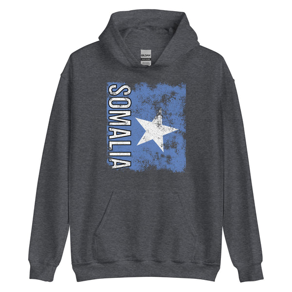 Somalia Flag - Distressed Flag Hoodie