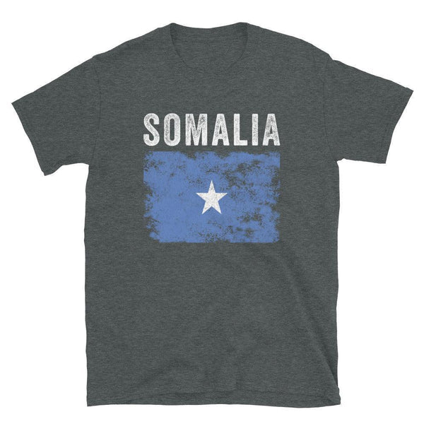 Somalia Flag Distressed - Somali Flag T-Shirt