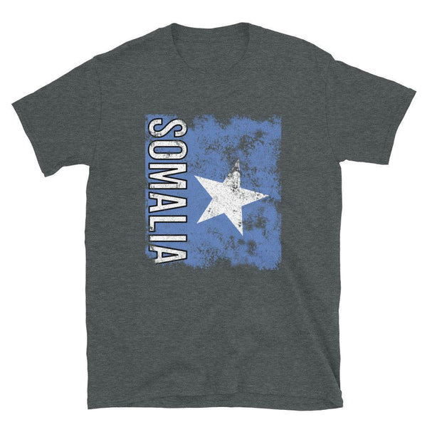 Somalia Flag Distressed T-Shirt