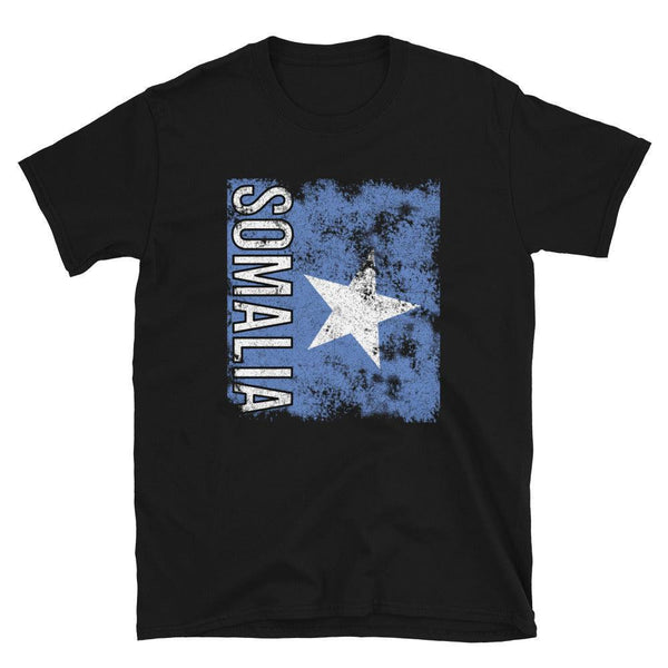Somalia Flag Distressed T-Shirt