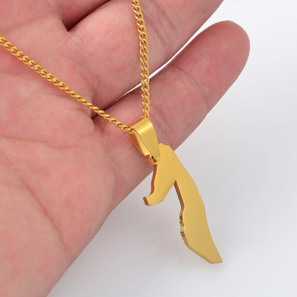 Somalia Map Necklace