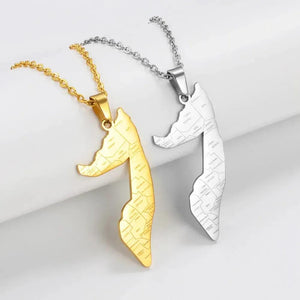 Somalia Map Necklace