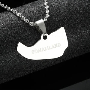 Somalia Map Necklace