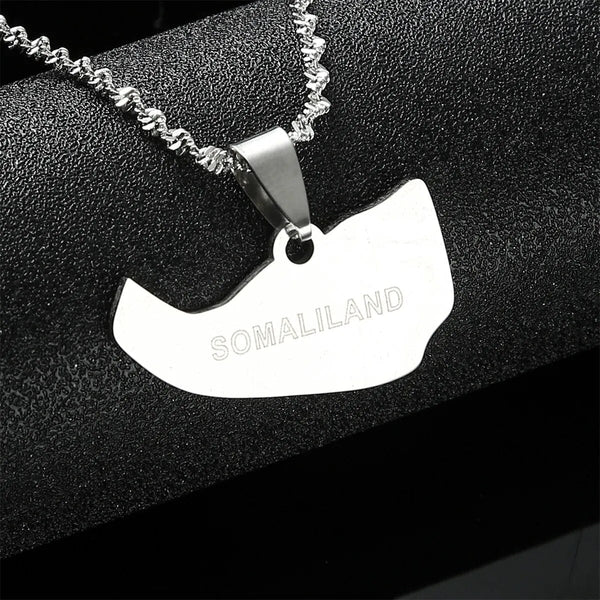 Somalia Map Necklace