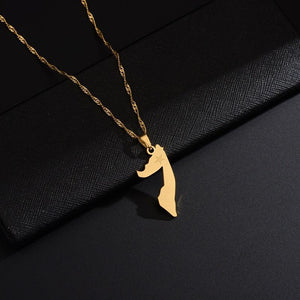 Somalia Map Necklace