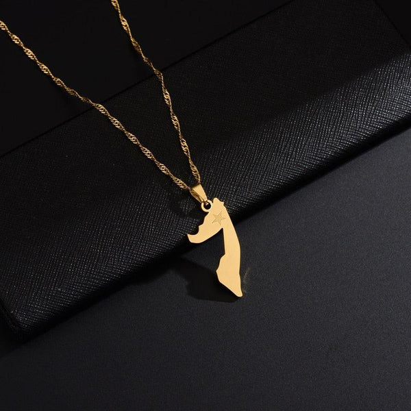 Somalia Map Necklace