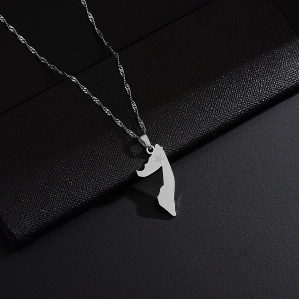 Somalia Map Necklace