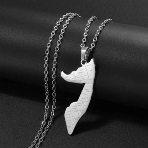 Somalia Map Necklace