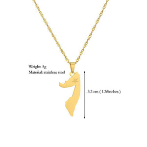 Somalia Map Necklace