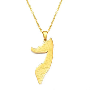 Somalia Map Necklace