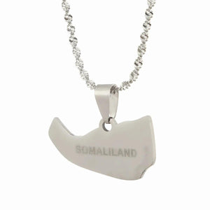 Somalia Map Necklace