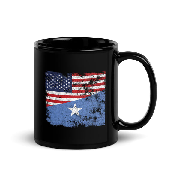 Somalia USA Flag Mug