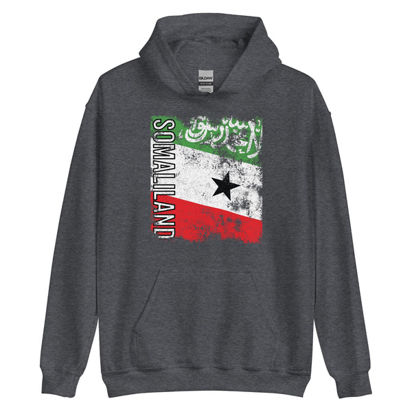 Somaliland Flag - Distressed Flag Hoodie