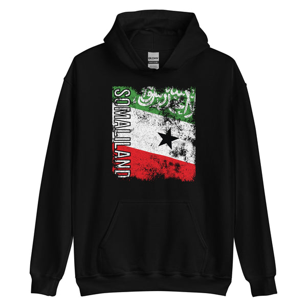 Somaliland Flag - Distressed Flag Hoodie