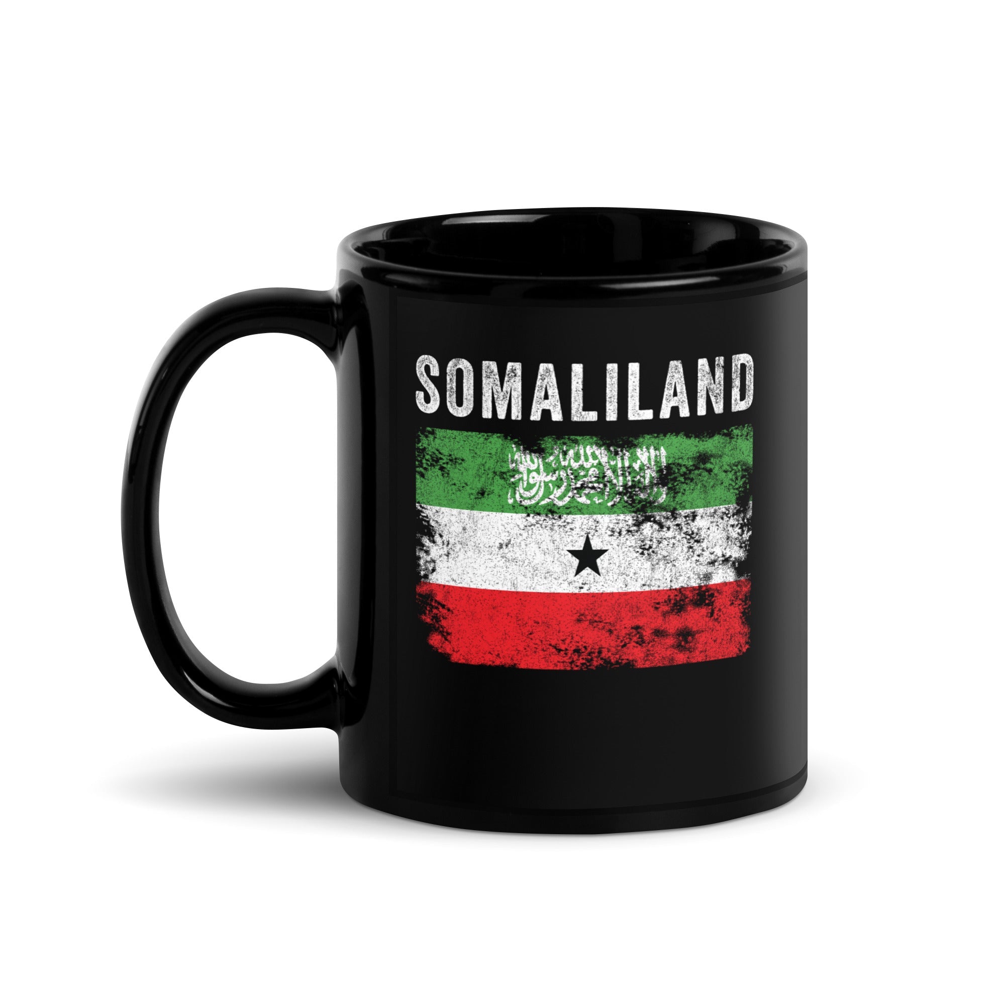 Somaliland Flag Distressed Mug