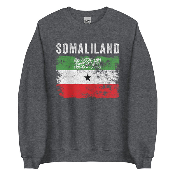 Somaliland Flag Distressed Sweatshirt