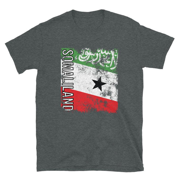 Somaliland Flag Distressed T-Shirt