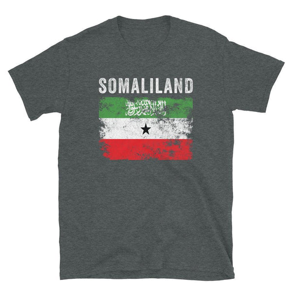 Somaliland Flag Distressed T-Shirt