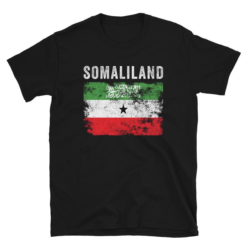 Somaliland Flag Distressed T-Shirt