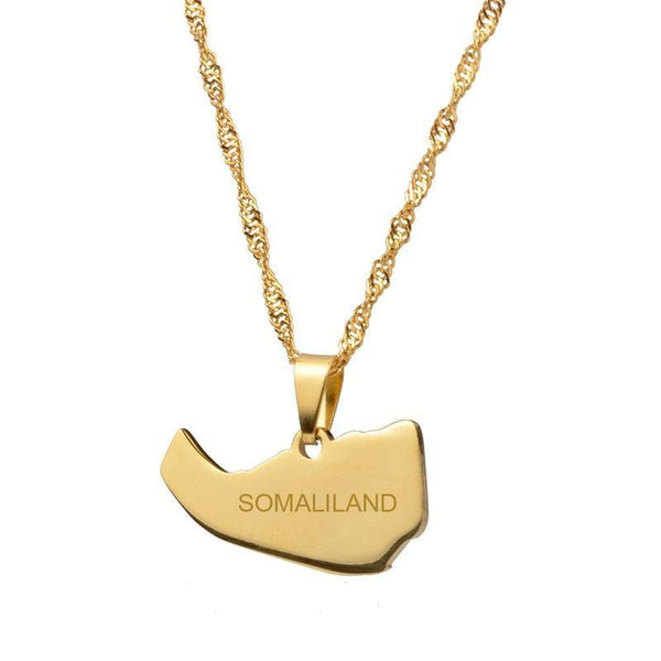 Somaliland Map Necklace