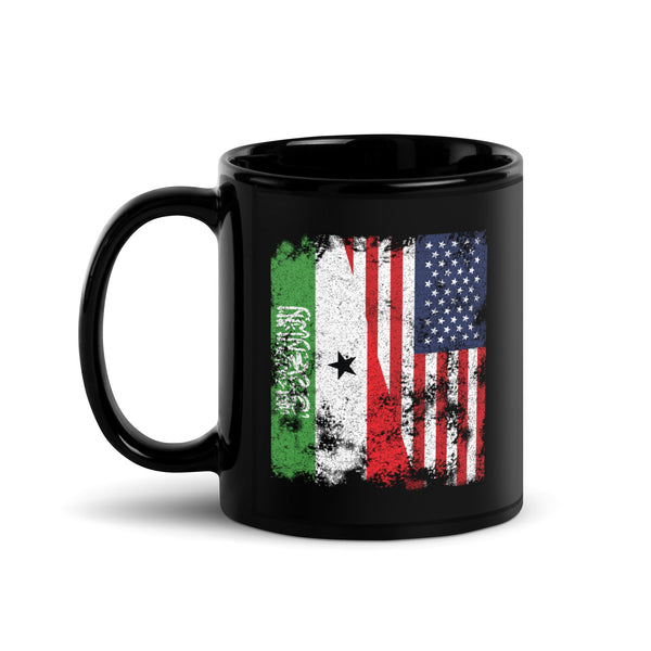 Somaliland USA Flag - Half American Mug