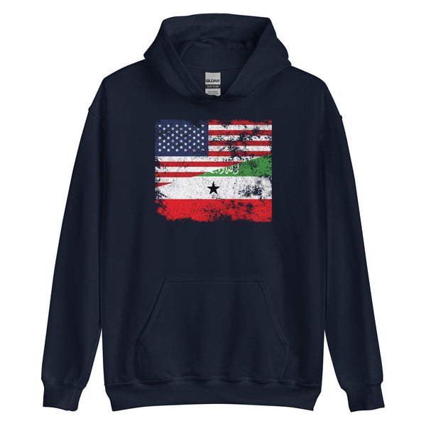 Somaliland USA Flag Hoodie