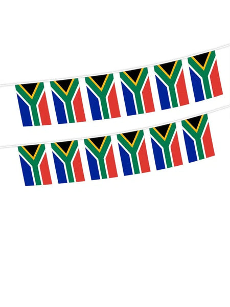 South Africa Flag Bunting Banner - 20Pcs