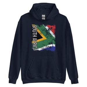 South Africa Flag - Distressed Flag Hoodie