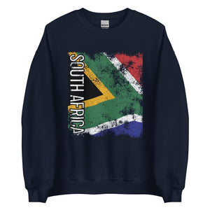 South Africa Flag - Distressed Flag Sweatshirt