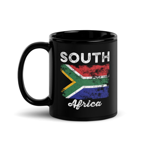 South Africa Flag Distressed Mug