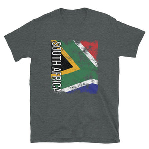 South Africa Flag Distressed T-Shirt