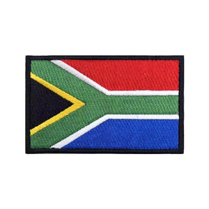 South Africa Flag Patch - Iron On/Hook & Loop Patch